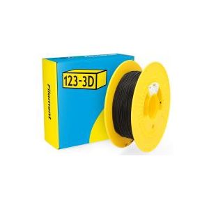 123-3D Filament TPU 85A Zwart 1,75 mm 0,5 kg