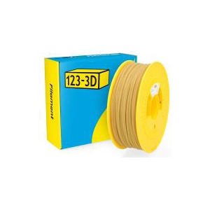 123-3D Filament PLA Bio Donker Bier 1,75 mm 1 kg