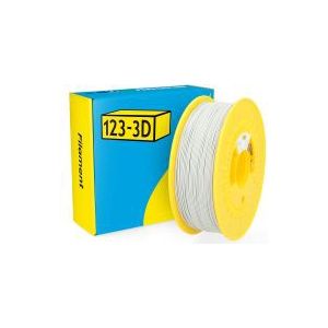 123-3D Filament PLA Lichtgrijs 1,75 mm 1 kg
