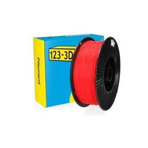 123-3D Filament PLA Rood 1,75 mm 3 kg