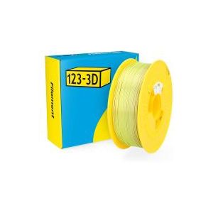 123-3D Filament PLA Satijn Regenboog Bruin - Geel 1,75 mm 1 kg