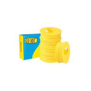 123-3D Filament PLA Geel 1,75 mm 5-pack 1 kg