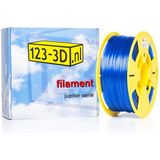 123-3D Filament transparant blauw 2,85 mm PETG 1 kg (Jupiter serie)