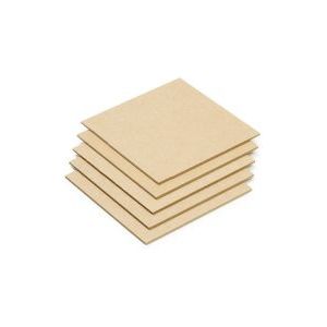 MDF plaatjes 150 x 150 x 3 mm 5 stuks (123-3D huismerk)