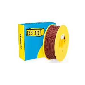 123-3D - Filament PLA Glitter - Rood - 1,75 mm - 1 kg