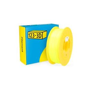 123-3D Filament PLA Satijn Geel 1,75 mm 1 kg