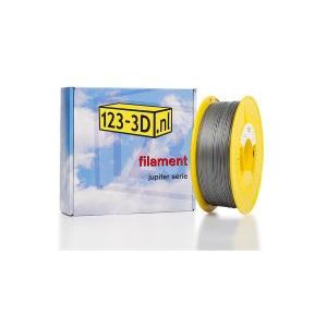 123-3D Filament Zilver 1,75 mm PETG 1 kg (Jupiter serie)