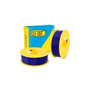 123-3D Filament PLA Donkerblauw 1,75 mm 2-pack 1 kg