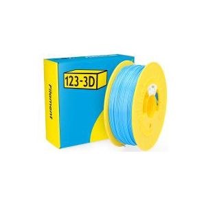 123-3D Filament PLA Satijn Lichtblauw 1,75 mm 1 kg