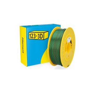 123-3D Filament PLA Kameleon Rood - Groen 1,75 mm 1 kg