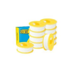 123-3D Filament PLA Wit 1,75 mm 10-pack 1 kg
