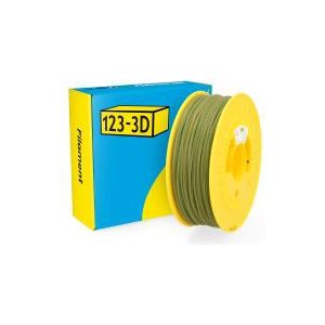 123-3D Filament PLA Bio Hennepvezel Bruingroen 1,75 mm 1 kg