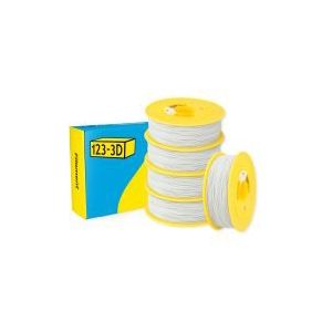 123-3D Filament PLA Lichtgrijs 1,75 mm 5-pack 1 kg