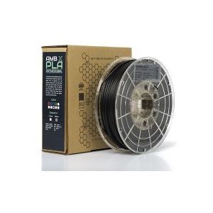 MatX AMBX-PLA Antimicrobieel filament Traffic Black 2,85 mm 0,75 kg