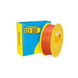 123-3D Filament PLA Kameleon Rood - Geel 1,75 mm 1 kg