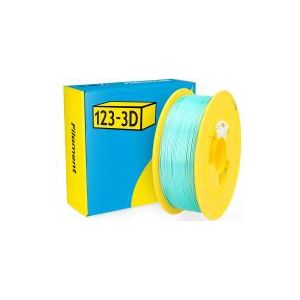123-3D Filament PLA Satijn Regenboog Groen - Blauw 1,75 mm 1 kg