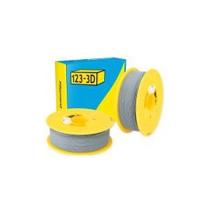 123-3D Filament PLA Grijs 1,75 mm 2-pack 1 kg
