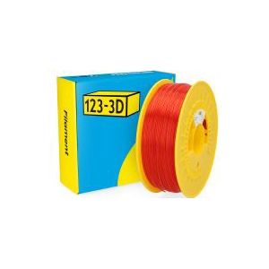 123-3D Filament PC Transparant Oranje 1,75 mm 1 kg