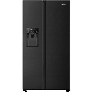Hisense RS694N4TFE - Amerikaanse koelkast Zwart