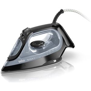 Braun SI3055BK TexStyle3 Stoomstrijkijzer Zwart