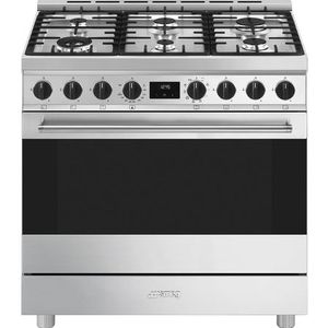 SMEG B91GMXNLK2 Classici Esthetisch Fornuis met Gas Kookplaat