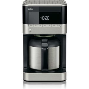 Braun Domestic Home KF7125BK Koffiemachine 1.5L 1000W Grijs/Zwart