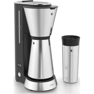 WMF Kleine Filter Koffie Maker Thermos Mok Timer Keuken Mini 870W - Filterkoffiezetapparaat - Zilver