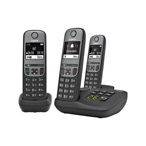 Philips dect telefoon met 2 extra handsets Draadloze telefoon met  antwoordapparaat kopen? | Online aanbod | beslist.nl