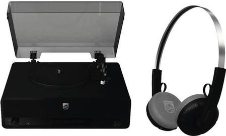 Philips - TAV3000B - Platenspeler - Retro - Met Bluetooth en ingebouwde luidsprekers