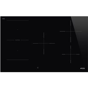 Smeg Universal SI1M4744D, Zwart, Ingebouwd, 75 cm, Inductiekookplaat zones, Glaskeramiek, 4 zone(s)