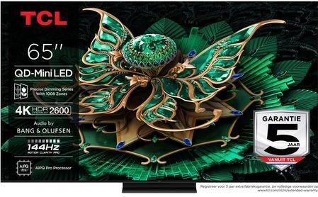 TCL - 65MQLED85K - QLED-TV - Zwart - QD-Mini LED-technologie