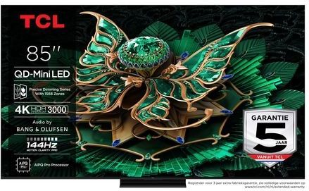 TCL - 85MQLED85K - MiniLED TV - 85 Inch - QD-Mini LED - 4K Resolutie