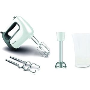 Tefal HT4621 Handmixer Prep 'Mix+ wit / zwart - Handmixer - Grijs - Wit