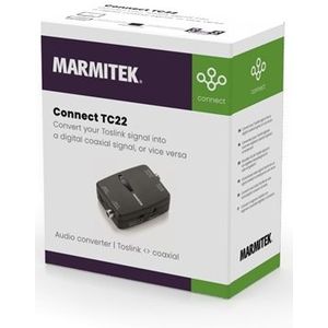 Marmitek Audio Adapter - Connect TC22 - Audio Converter Toslink - Coaxiaal of andersom