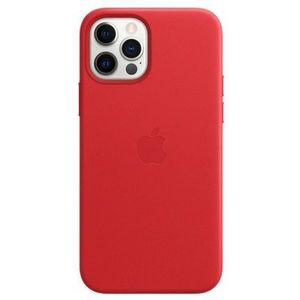 Apple iPhone 12 / 12 Pro leren hoesje met MagSafe rood