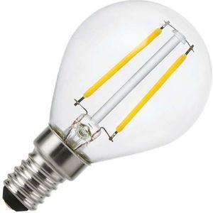SPL | LED Filament | Kleine fitting E14 | Globelamp | Helder | 2W | Dimbaar