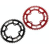 Snail Positive And Negative Tooth Discs Mountain Bike Single Disc Large Tooth Disc 104mm Bcd  Specification:50T(Red)