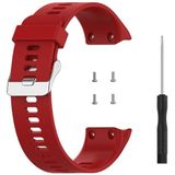 For Garmin ForeAthlete 35J / Forerunner 35J Silicone Wrist Strap(Red)