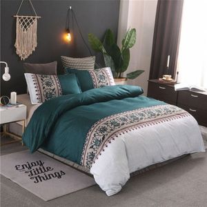 Comforter Bedding Sets Printing Duvet Cover Pillowcase  Without Bed Sheets  Size:245X210 cm-3PCS(Peacock Blue)