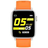 SE02 Bluetooth Smart Sports Watch  Support Heart Rate / Blood Pressure / Blood Oxygen Monitoring & Sleep Monitoring & Sedentary Reminder (Orange)