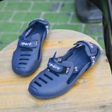 Mannen beach sandalen zomer sport casual schoenen slippers  maat: 45 (blauw)