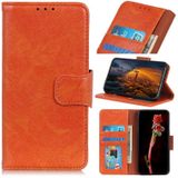 Voor Oppo Reno7 5G / Find X5 Lite Nappa Texture Horizontale Flip Leren Telefoonhoes (Oranje)