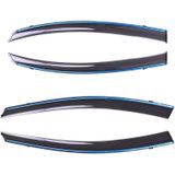 4 PCS Window Sunny Rain Visors Awnings Sunny Rain Guard for Honda CITY 2015-2018 Version