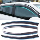 4 PCS Window Sunny Rain Visors Awnings Sunny Rain Guard for Honda CITY 2015-2018 Version