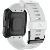 Voor Garmin Forerunner 35 Black Buckle Silicone Watch Band