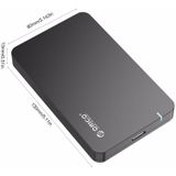 ORICO 2569S3 USB3.0 Micro-B External Hard Disk Box Storage Case for 9.5mm 2.5 inch SATA HDD / SSD(Black)