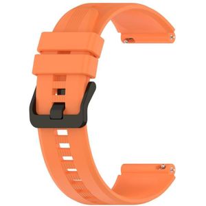 For Huawei Watch 3 pro 22mm Vertical Silicone Watch band(Orange)