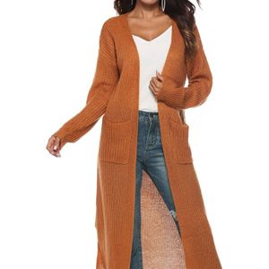 Irregular Thick Long Coat (Color:Brown Size:L)
