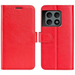 Voor OnePlus 10 Pro 5G R64 Texture Single Horizontal Flip Phone Beschermhoes Met Houder & Card Slots & Portemonnee & Fotolijst