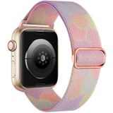 Voor Apple Watch Ultra 49 mm geverfd patroon nylon vervangende horlogeband